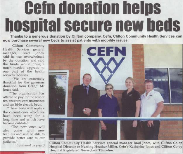 Cefn  donation